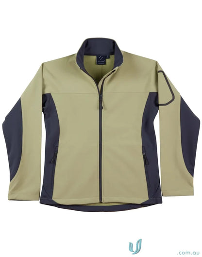 Two-tone softshell jacket from Winning Spirit Ladies Whistler collection perfect for outdoor fun