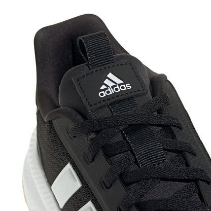 X_PLR Path Wide women's sneakers, close-up of black heel patch and adidas logo.